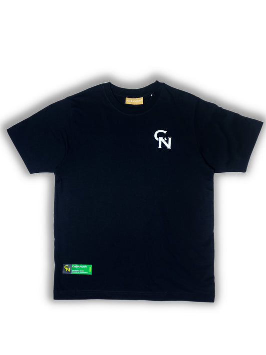 MIDNIGHT HERITAGE - BLACK OVERSIZED T-SHIRT